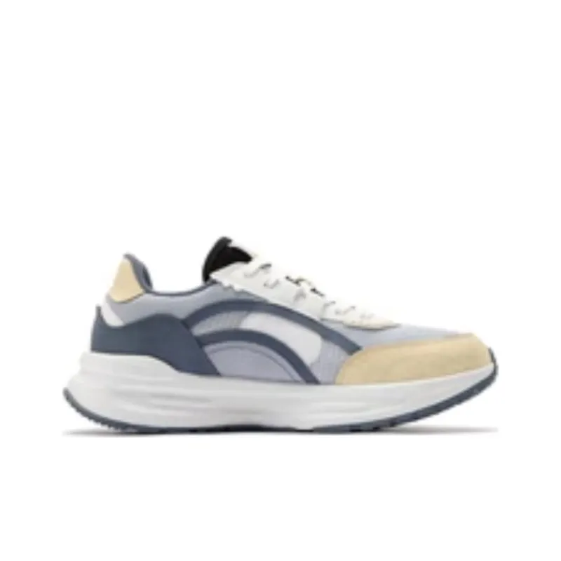 QIAODAN Anti Slip Wear Resistant Low Top Casual Shoes Men's Blue-1