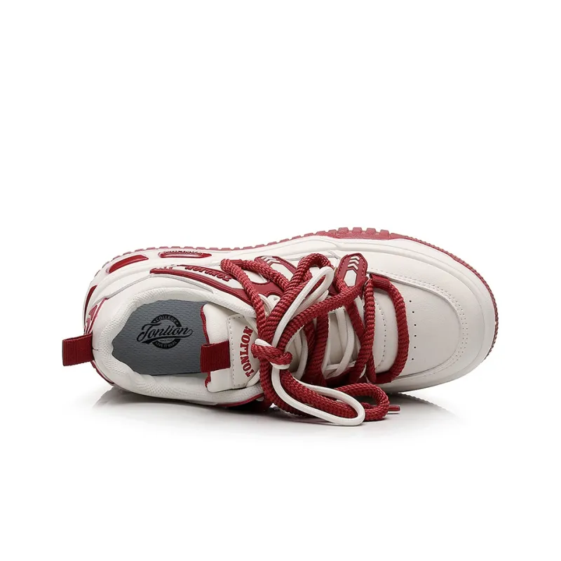 Tonlion Low Top Stylish Skateboarding Shoes Women's-5