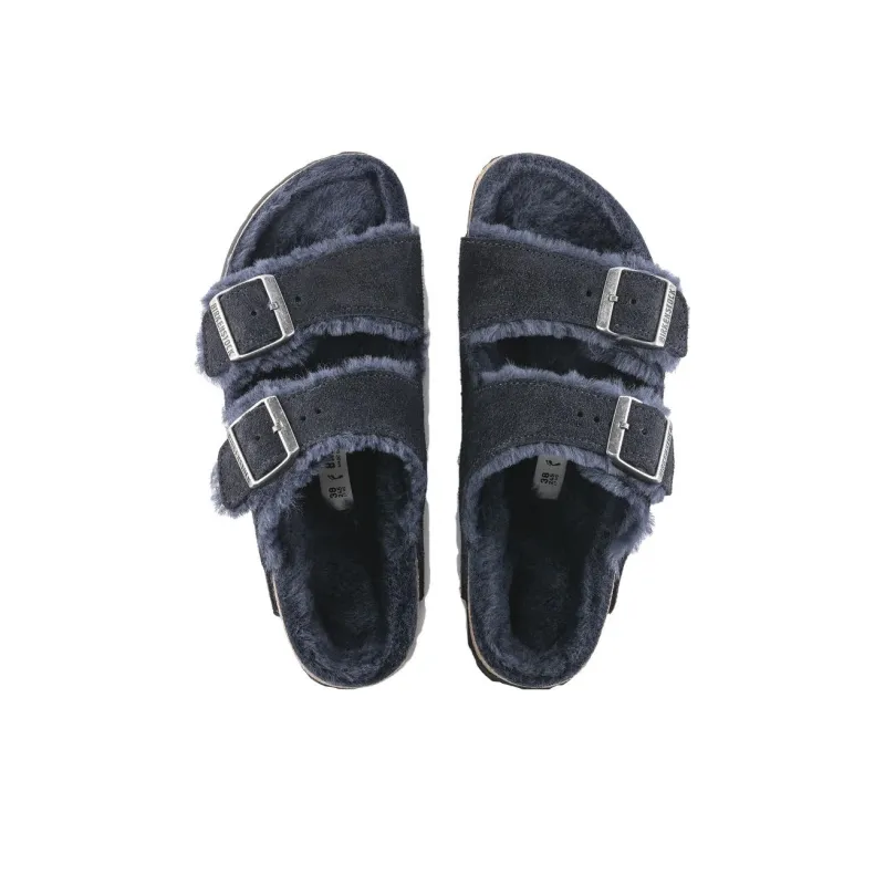 Birkenstock Slide Slippers Unisex Midnight Blue Regular-3