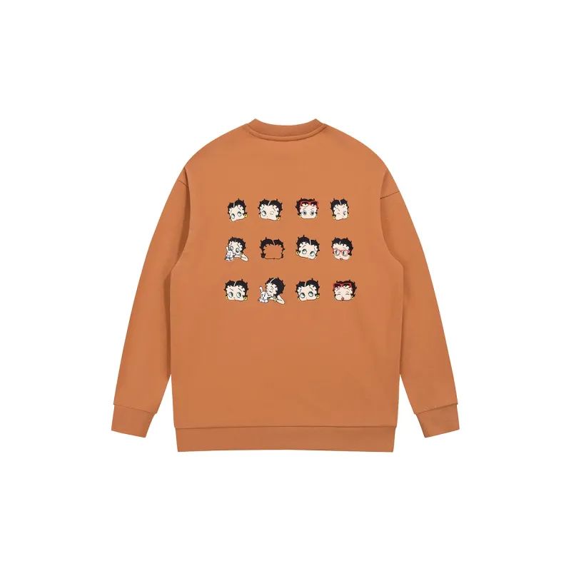 BETTY BOOP Sweatshirt Women's Earthy Orange-1