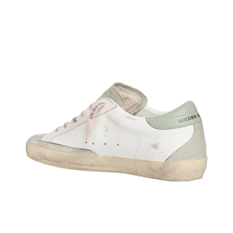 Golden Goose Super Star White Ice Silver Aquamarine Women's-3