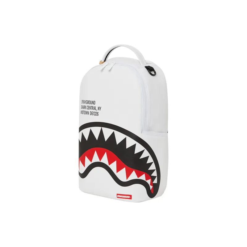 SPRAYGROUND Artificial Leather Backpack Unisex White-2