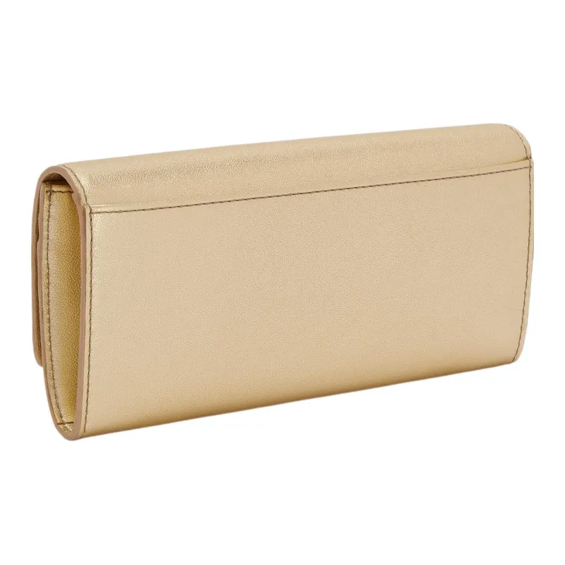 Furla 1927 Collection Calfskin Wallet Extra Large Women's Gold-1