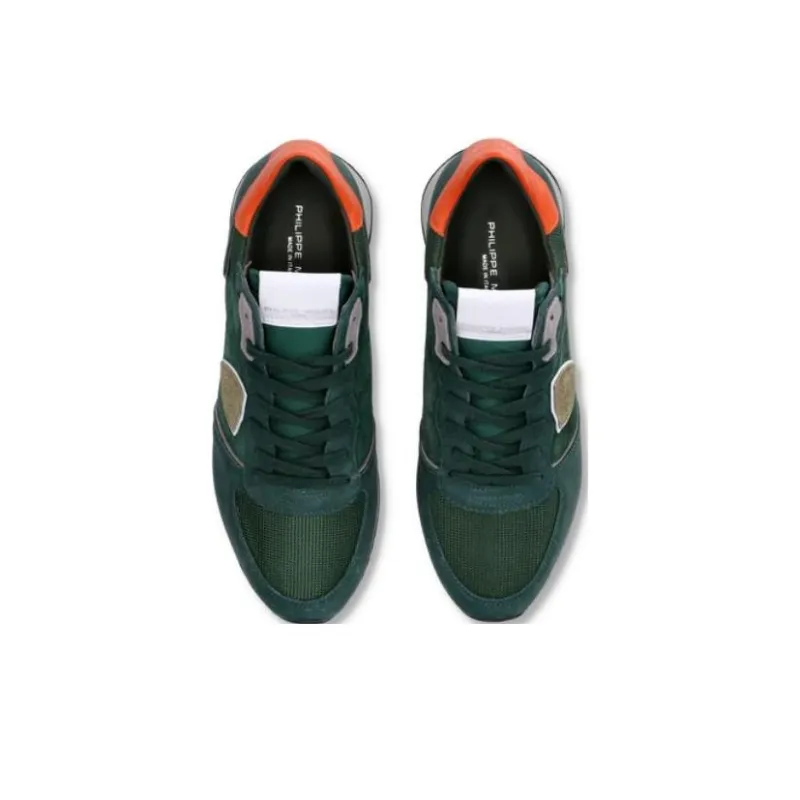 PHILIPPE MODEL Paris TRPX Running Suede Sneakers-3