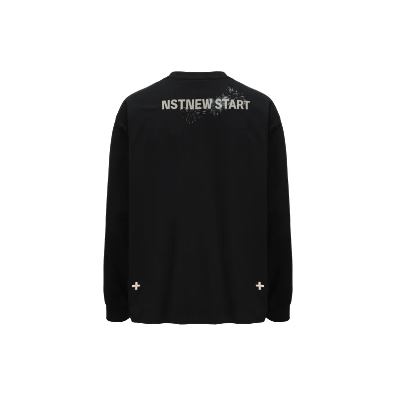 NSTNEW START Sweatshirt Unisex Black-1