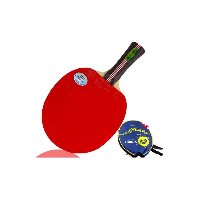 YINHE Ping Pong Paddles Unisex Pure Wood Red-9