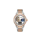 Rose Case White Dial Rose Steel Band-Model Car Box (Random Model Car)