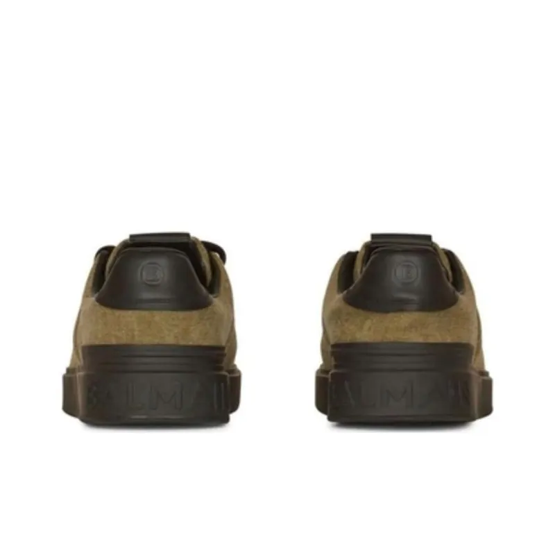 BALMAIN Logo-print B-Court Sneakers-3