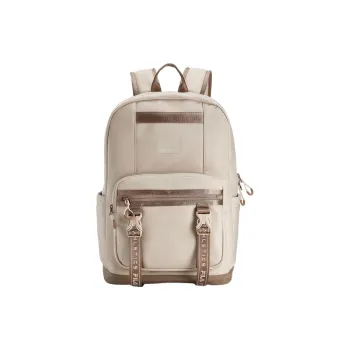 FILA Fabric Backpack Regular Unisex Mucilage Leather Color