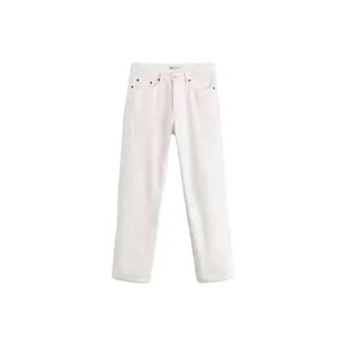 ZARA Jeans Men Frosted White