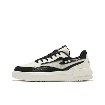 Erke Jinghong 1.0 Lite Anti-Slip Wear-Resistant Low-Top Skateboard Shoes Men's Microcrystal White/Jet Black