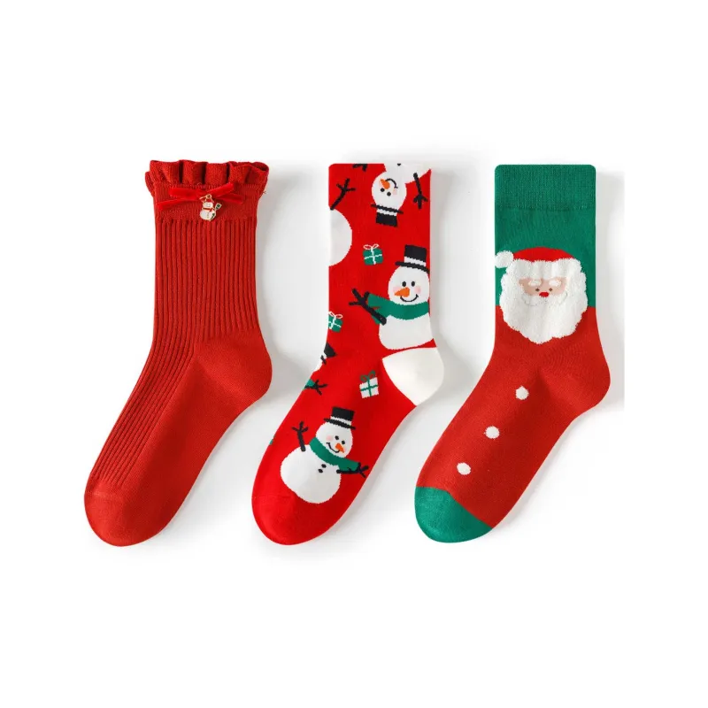 Caramella Mid Calf Socks Women's 3 Pack-8