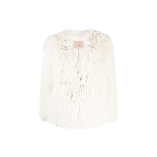 TWINSET Faux-fur Long-sleeve Jacket