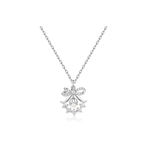 FANCI Women's Lily Of The Valley Flower Series Necklace