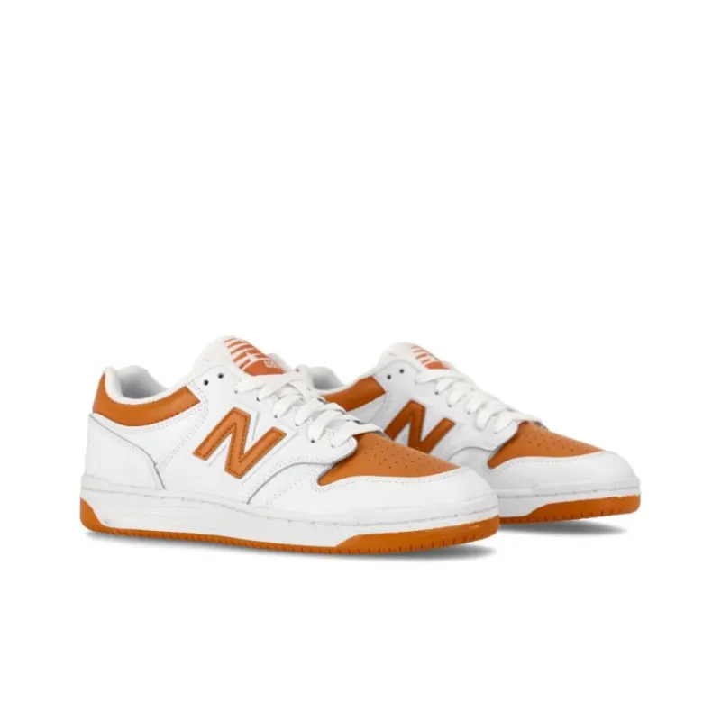 New Balance 480 'White/Madras Orange' Sneakers-2