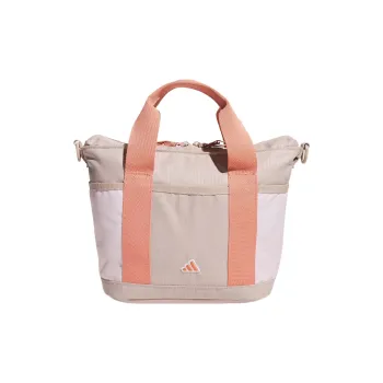 Adidas Recycled Polyester Plain Weave Fabric Tote Bag, Shopping Bag, Golf Bag, Handbag Women's Taupe & Quartz