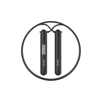 HEAD Fitness Training Smart Counting Jump Ropes Fitness Crowd PVC Rope ABS Controller 2.8m Extreme Night Black