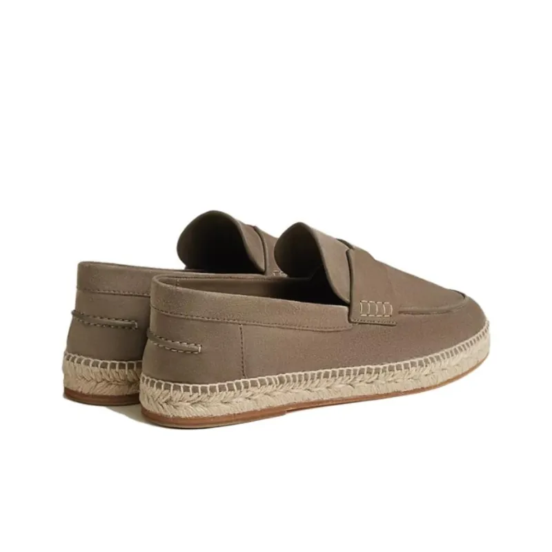 HERMES Trip Espadrilles Men's Umber-2