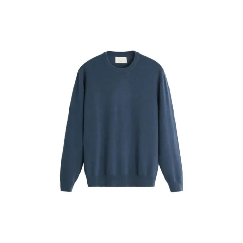 ZARA Cashmere Sweaters Men Blue