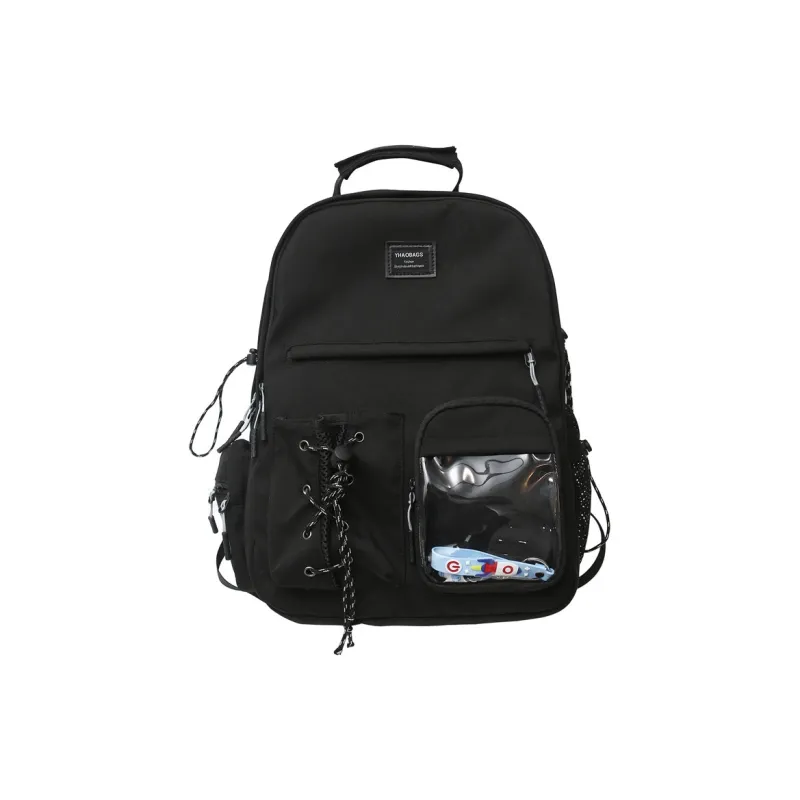 Deli Bear Nylon Backpack Regular Unisex White/Black-5