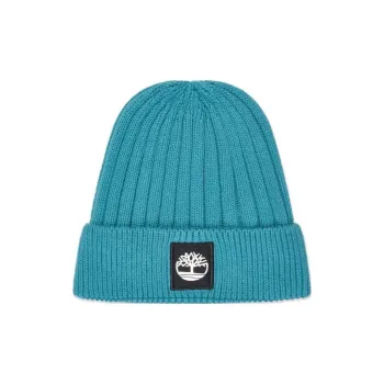 Timberland Logo patch Ribbed knit Beanie