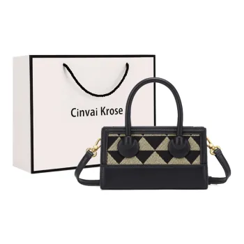 CinvaiKrose Handbags Black Shopping Bag Included