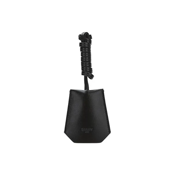 BALLY Cow Leather Key Pouch Women's Black-1