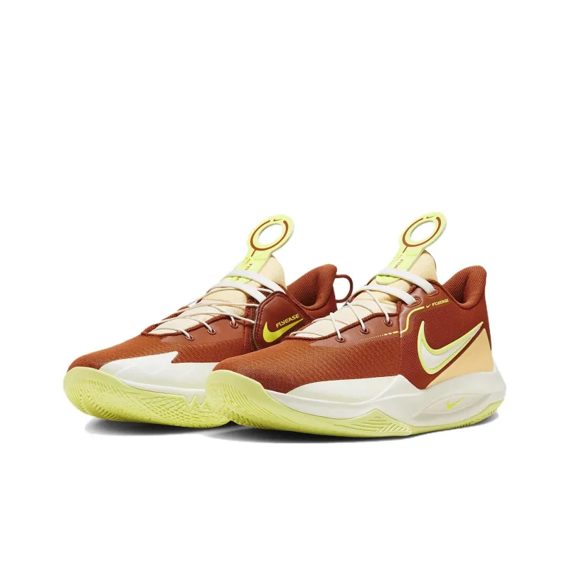 Nike Precision 6 FlyEase 'Orange Brown Lemon'-2