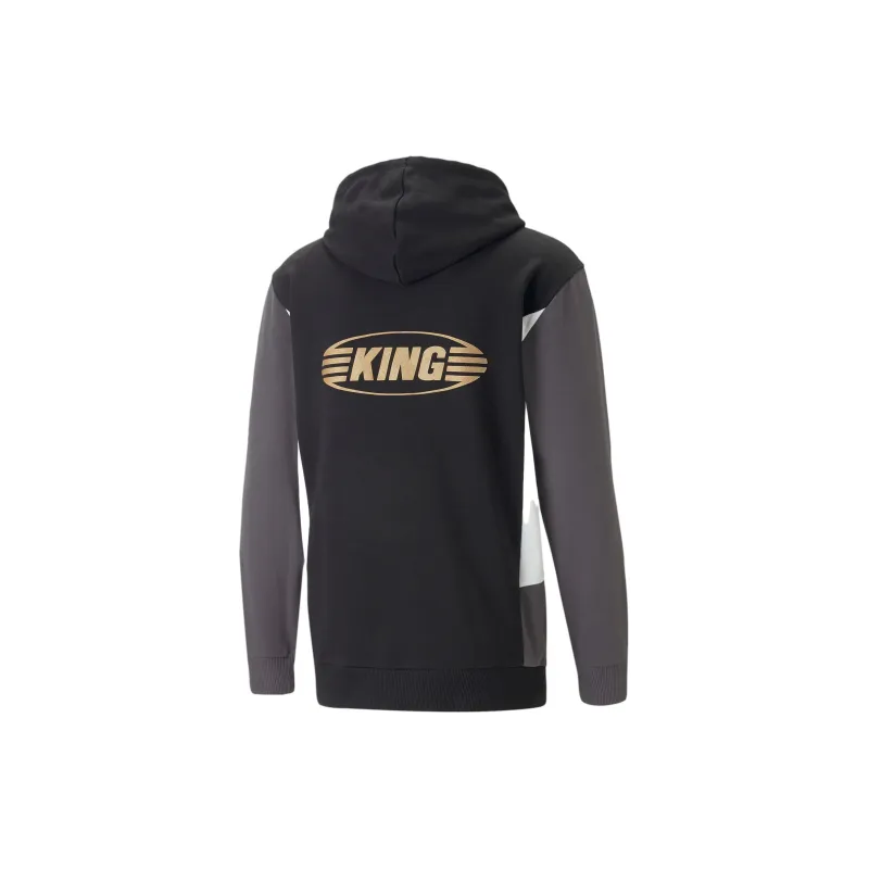 PUMA KING Top Football Hoodie Men Sweatshirt Men's Gray-1