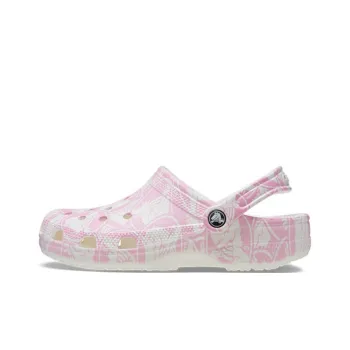 Crocs Classic Duke Print Clogs 'Pink Tweed'
