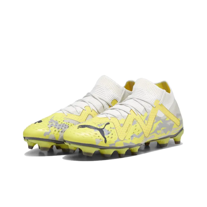 PUMA Future Pro Fg Soccer Shoes 'White Yellow'-2