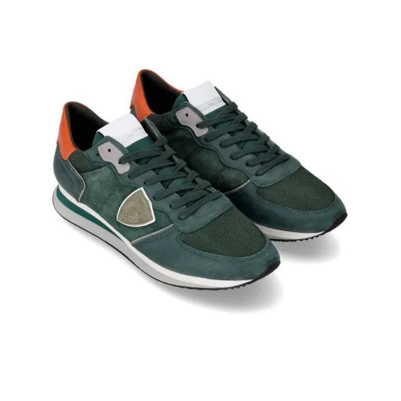 PHILIPPE MODEL Paris TRPX Running Suede Sneakers-2