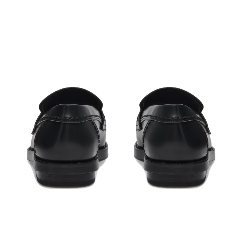 Alexander McQueen Seal Loafer 'Black Gun Metal Women's-2