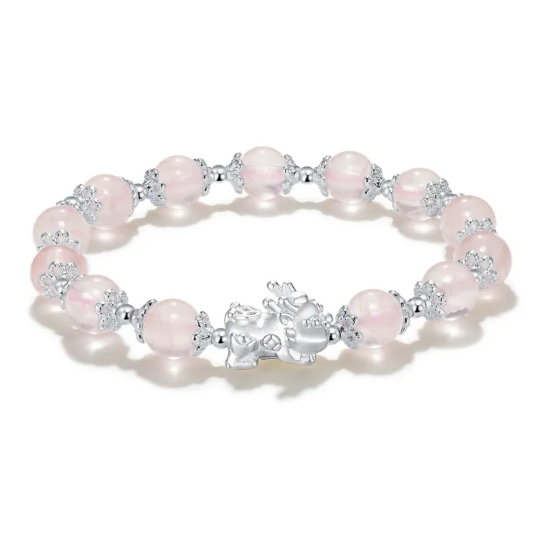 Far Mountain Joe Strawberry Crystal Agate Jade Bracelets Unisex Agate-4