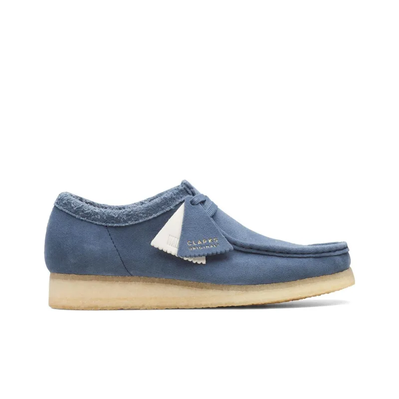 Clarks Originals Wallabee Blue Suede-2