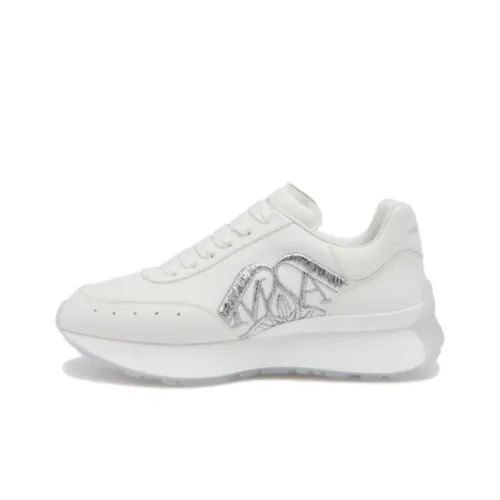 Alexander McQueen Sprint Runner Leather Sneakers