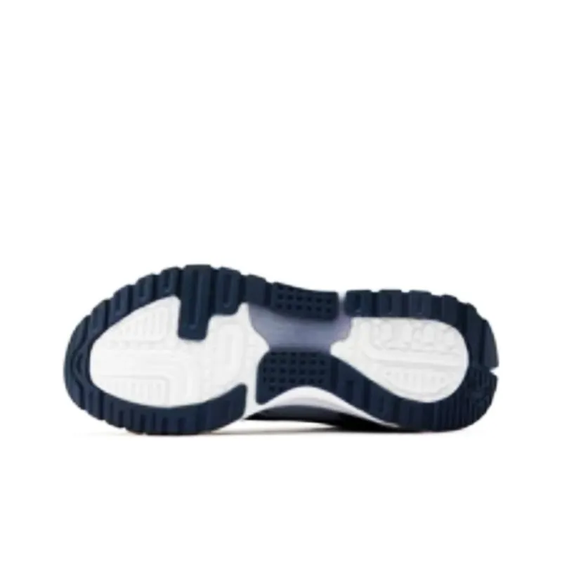 QIAODAN Anti Slip Wear Resistant Low Top Casual Shoes Men's Blue-4