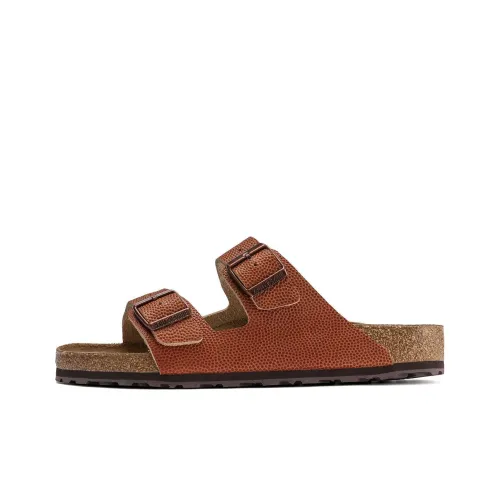 Birkenstock Slide Slippers Men's Ginger Brown Narrow Fit