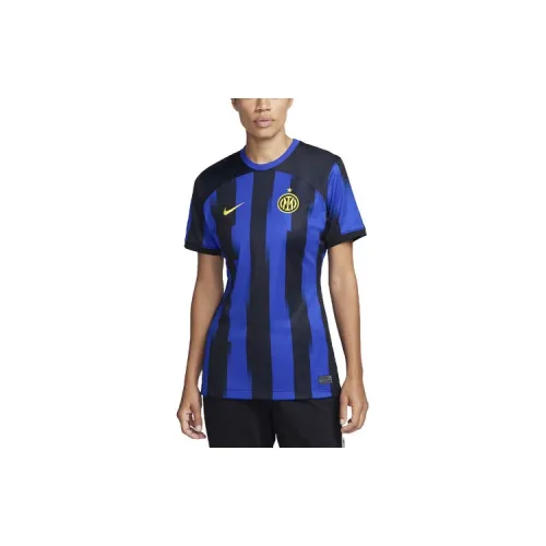 Nike Dri-Fit Soccer Jerseys Women's Blue Black