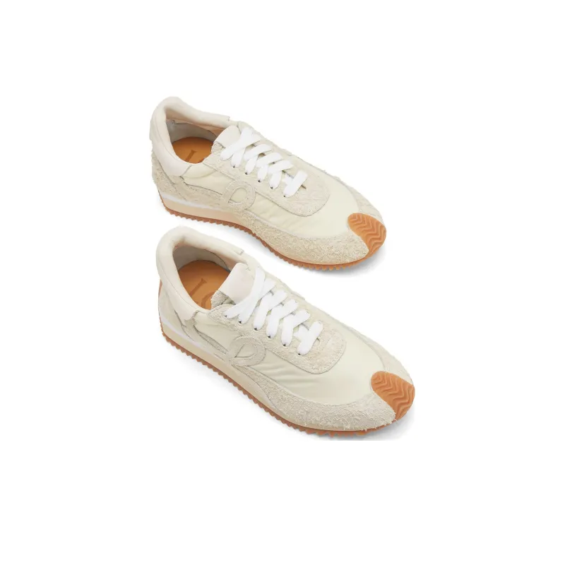 LOEWE Flow Runner Canvas Soft White Women's-3