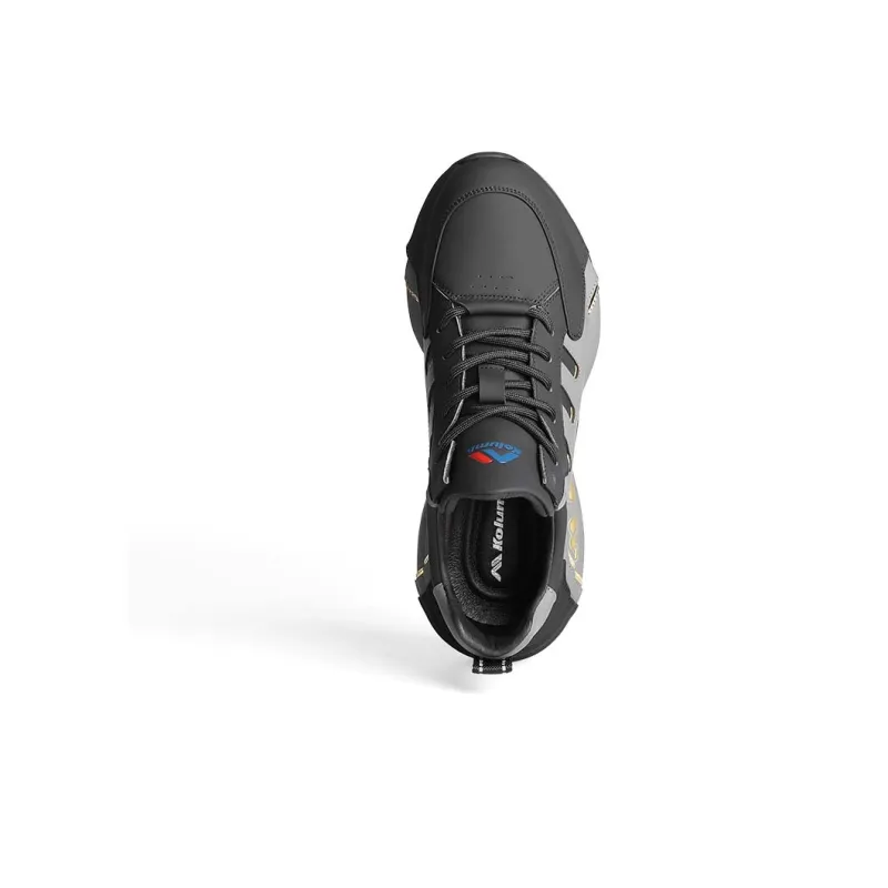 KOLUMB Cushioning, Wear Resistant Low Top Outdoor Shoes Men's Black Gray-4