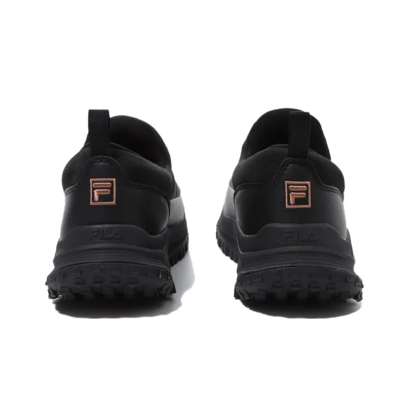 FILA Abrasion Resistant Thermal Low Top Casual Shoes Unisex Black-4