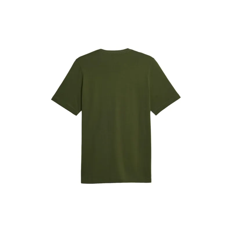 PUMA T-shirt Essentials Small Logo Homme T-Shirt Men's Green-1