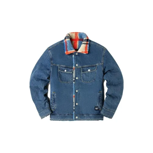 Lee Denim Jackets Men Medium Blue