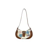 Suede Brown White