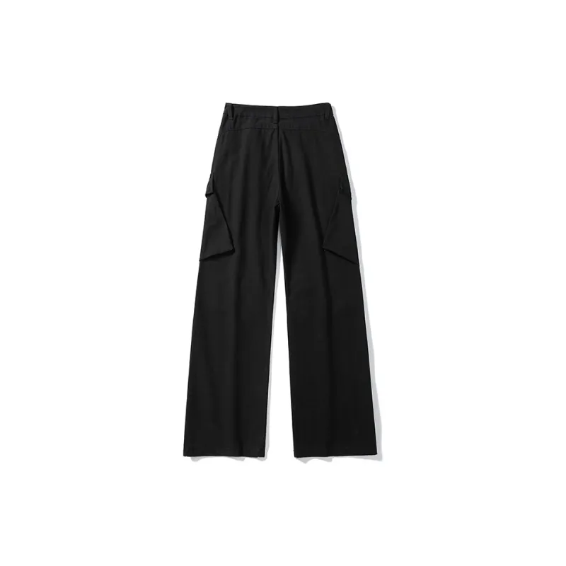 Wen Shan Casual Pants Women's Black-8