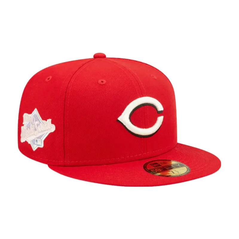 New Era Retro On Field Cincinnati S Home 59Fifty Fitted Hat-2