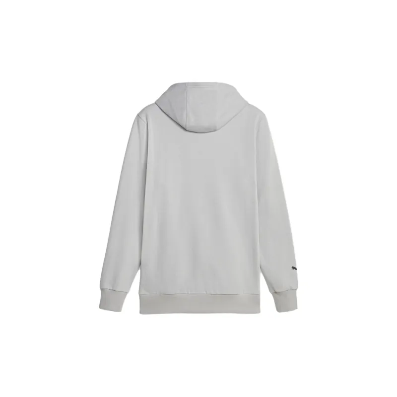 PUMA Mercedes-AMG PETRONAS Men's Motorsport Hoodie Sweatshirt Men's Gray-1