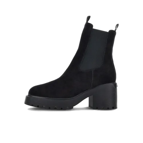 HOGAN 70mm Leather Ankle Boots