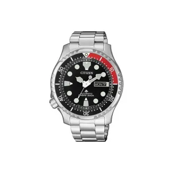 CITIZEN Automatic Mechanical Movement Stainless Steel Strap Watch Men's Watches Black Dial NY0085 86E